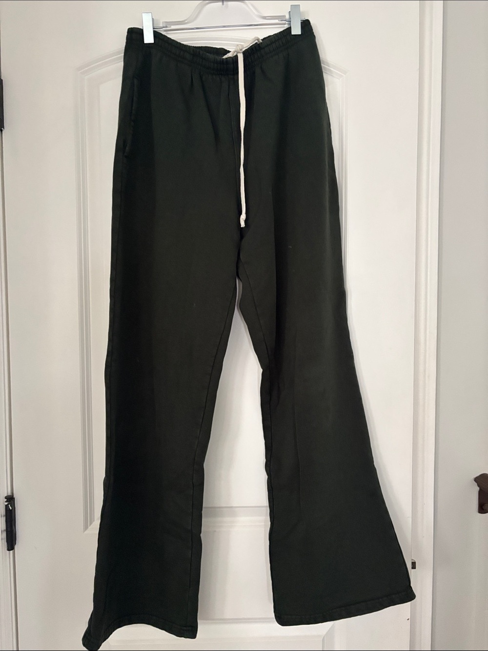 Brandy Melville Dark Green Drawstring sweatpants